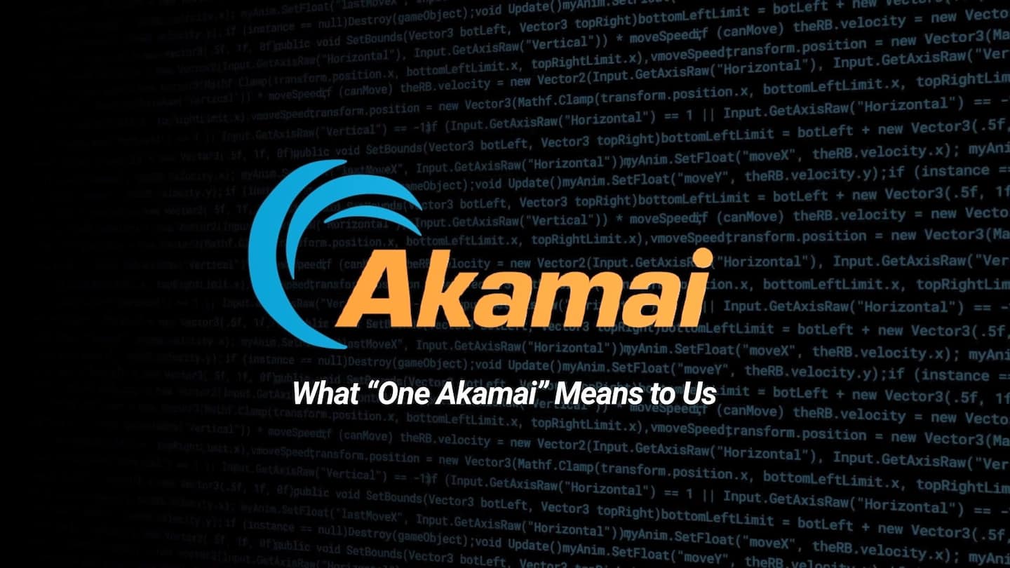What "One Akamai" Means to Us